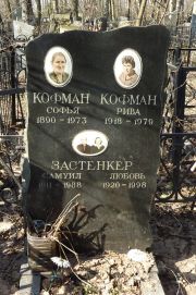 Кофман Рива , Москва, Востряковское кладбище